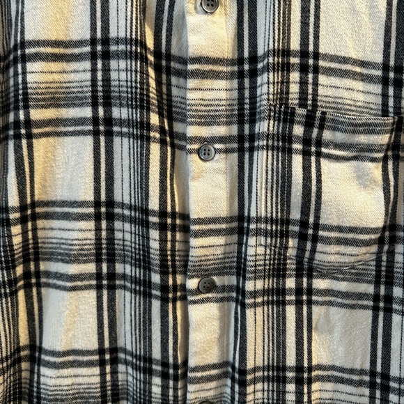 John Elliot - White/Black Flannel - Picture 2 of 4